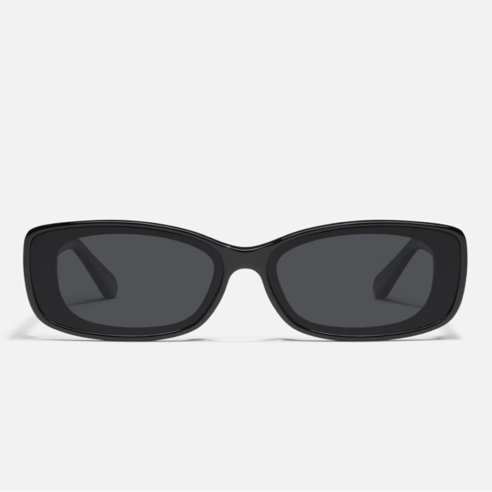 Rampage Black Frame Clover Temple Sunglasses NWT